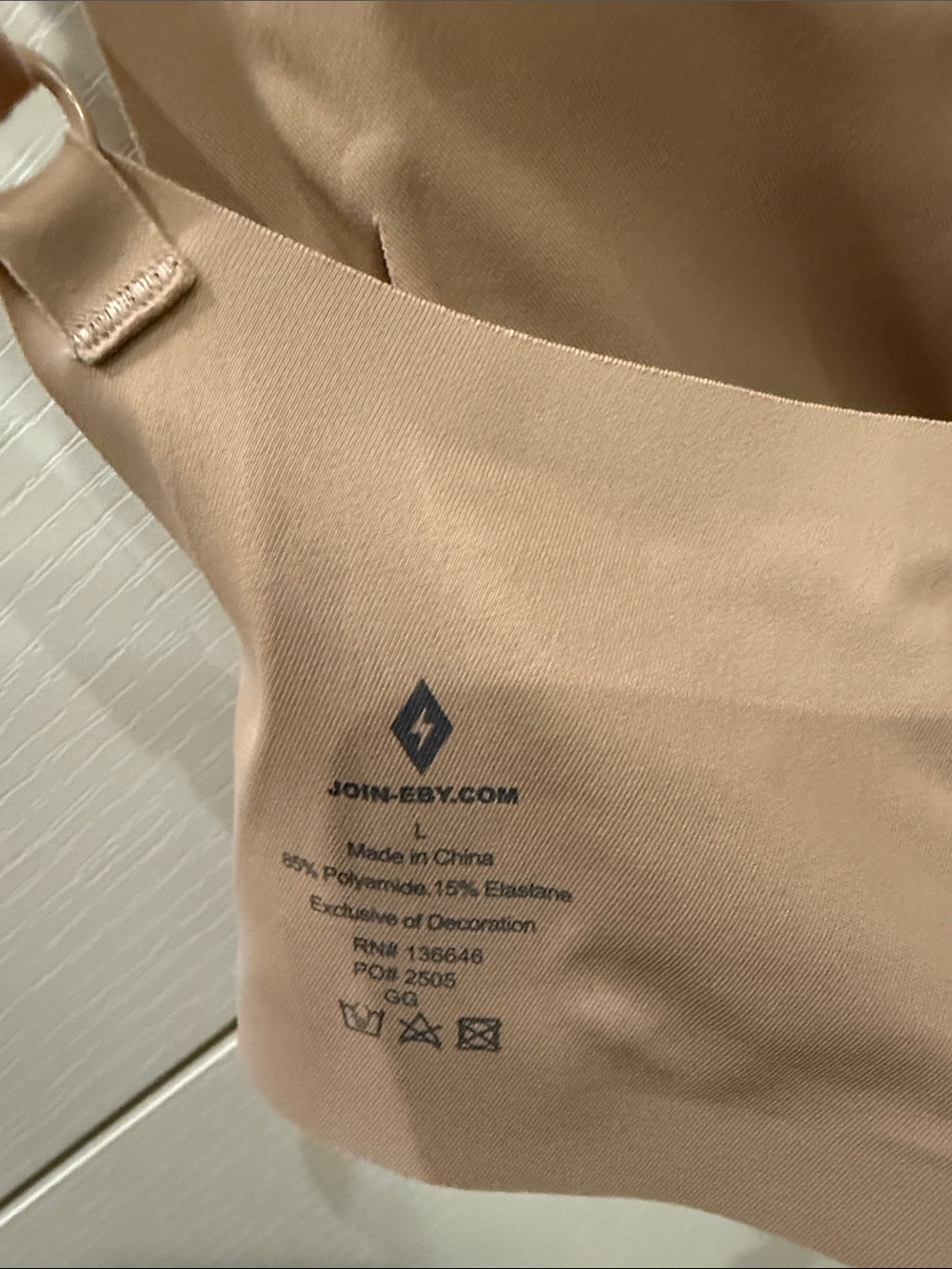 Wireless Nude Tone T-Shirt Bra with Light Support - Picture 2 of 3